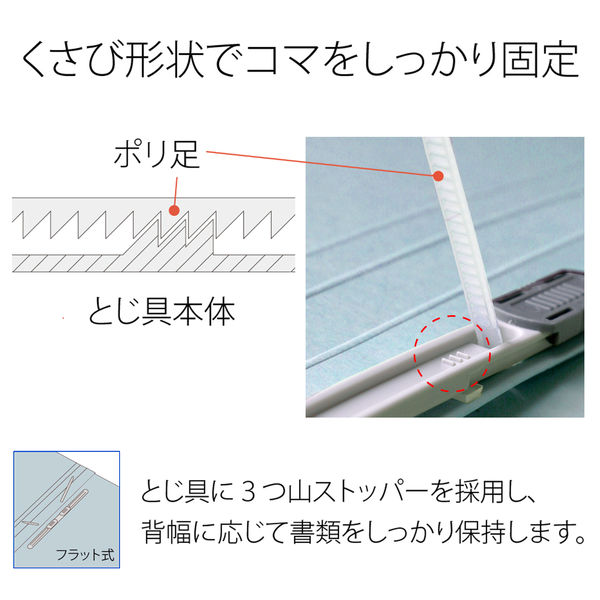 プラス フラットファイル樹脂製とじ具 B5タテ ロイヤルブルー No プラス フラットファイル樹脂製とじ具 B5タテ ロイヤルブルー No