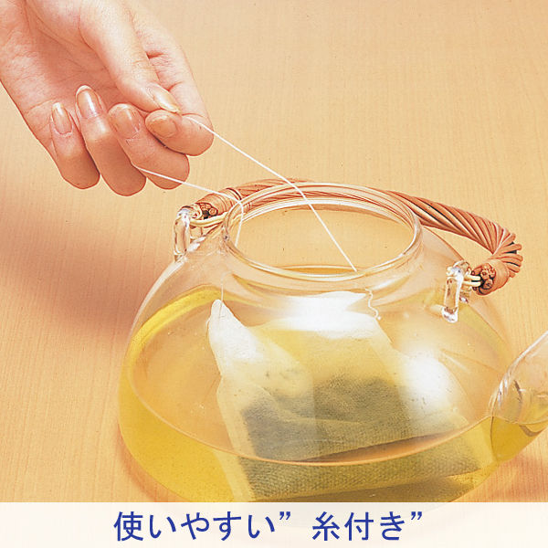 トキワ工業 糸付 お茶パック Lサイズ 1袋（26枚入） - アスクル
