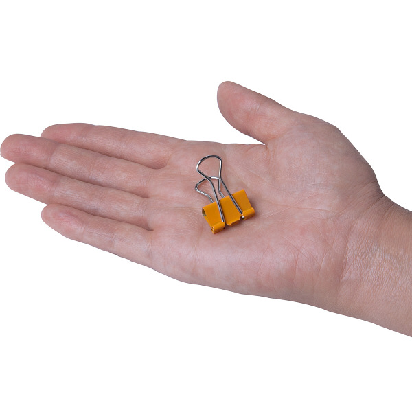 のど飴ページ ダブルクリップ40センチ たのめーる】TANOSEE ダブルクリップ 小 口幅19mm ブラック 1