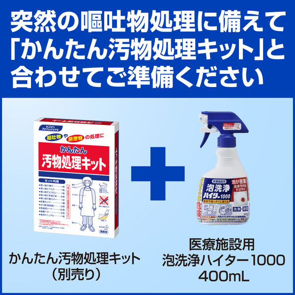 泡洗浄ハイター1000 スプレータイプ 400mL 509321 1本 花王