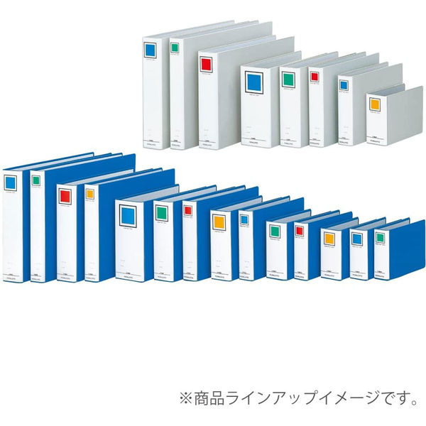 コクヨ　チューブファイル（エコ）　A4タテ　とじ厚20mm　2穴　ブルー　フーE620B　1冊