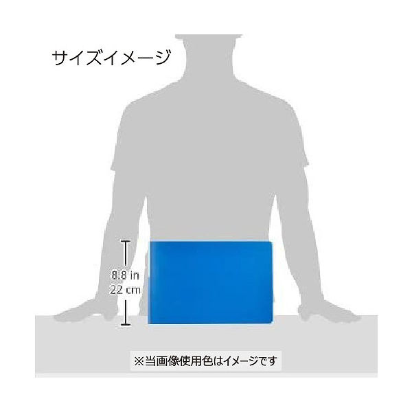 コクヨ リングファイル貼り表紙タイプ 丸型2穴 B5ヨコ 背幅45mm 4冊 青