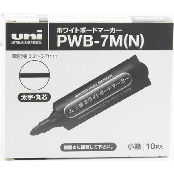 三菱鉛筆(uni) ホワイトボードマーカー 太字丸芯 緑 PWB7M 10本 三菱鉛筆(uni) ホワイトボードマーカー 太字丸芯 緑 PWB7M 10本