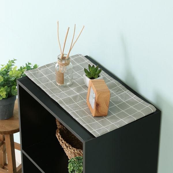 カラーボックス 3段 HP943 ブラック 幅418×奥行290×高さ890mm