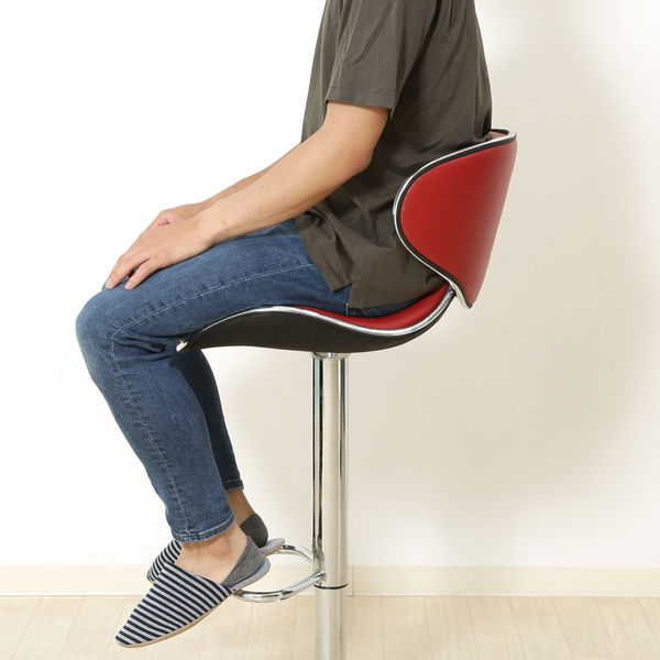 Segis セジス NOON ヌーン カウンターチェア ハイチェア 昇降 レッド Segis セジス NOON ヌーン カウンターチェア ハイチェア 昇降