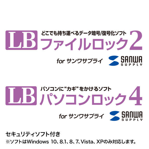 サンワサプライ USB3.0 メモリ UFD-3U64GWN 1個（直送品） - アスクル