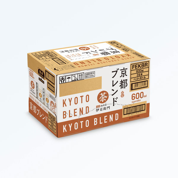 サントリー 伊右衛門 京都ブレンド 600ml 1箱（24本入） - アスクル