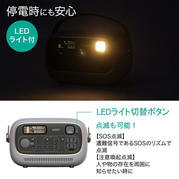 ポータブル電源 蓄電池 充電器 297Wh容量 Power Studio300 PS-RE03-GY ...