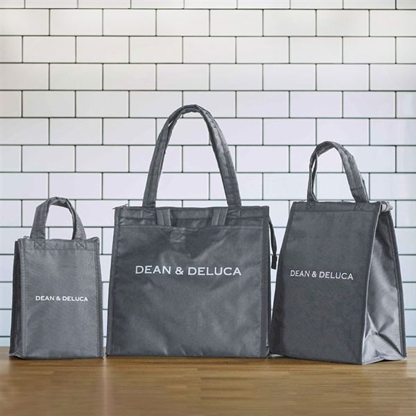 DEAN & DELUCA クーラーバッグ 保冷バッグ グレー M 1個 - アスクル