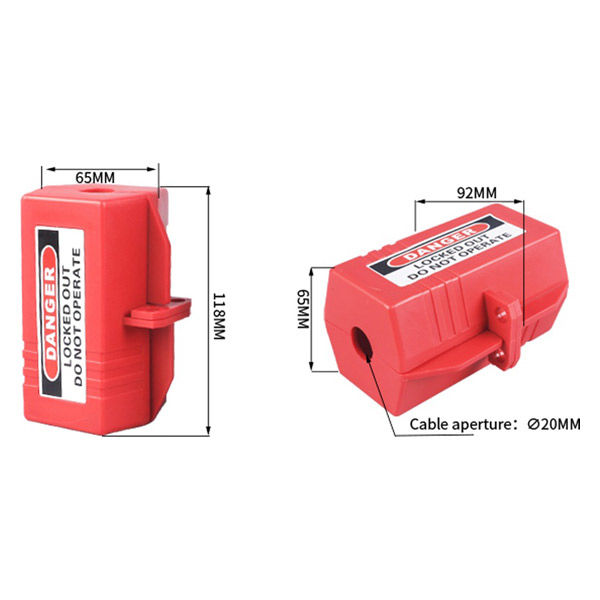 セーフラン安全用品 コンセント/プラグロックアウトデバイス