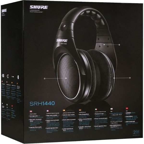 SHURE プロフェッショナル・ オープンバック・ヘッドホン SRH1440 1個（直送品）