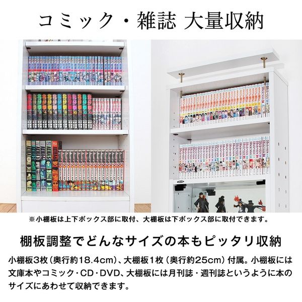充英アート 天井つっぱり本棚 サブカルラック 鍵付 ガラス 充英アート 天井つっぱり本棚 サブカルラック 鍵付 ガラス