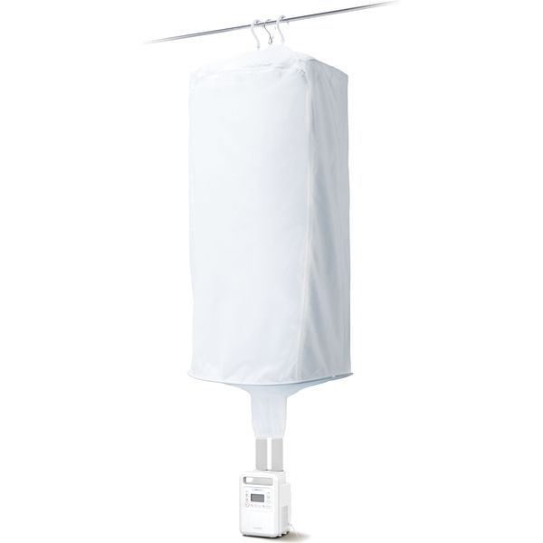 アイリスオーヤマ ふとん乾燥機 ハイパワーツインノズル 衣類乾燥袋セット FK-WH1-CDBM 1台