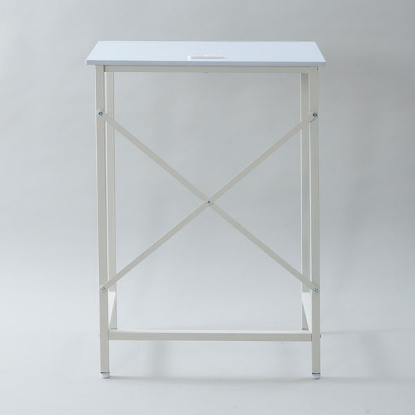 YAMAZEN スタンディングデスクコンセント付幅700×奥行480×高さ