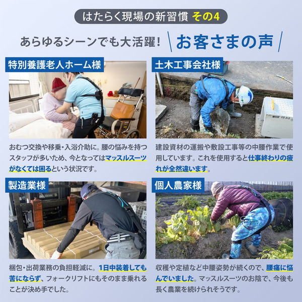 イノフィス マッスルスーツ SoftーPower MS13-00 1式（直送品） - アスクル