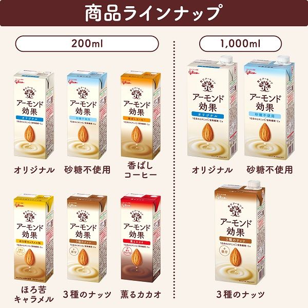 グリコ アーモンド効果 薫るカカオ 200ml 1箱（24本入） - アスクル