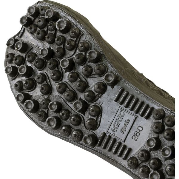 莊快堂 安全スパイク地下たび 大馳8枚 黒 24.5cm 1837532003 1足