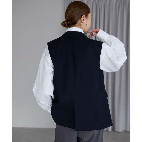 ボンマックス ロングベスト ネイビー M AO5201 AO5201-8-M 1着（直送品