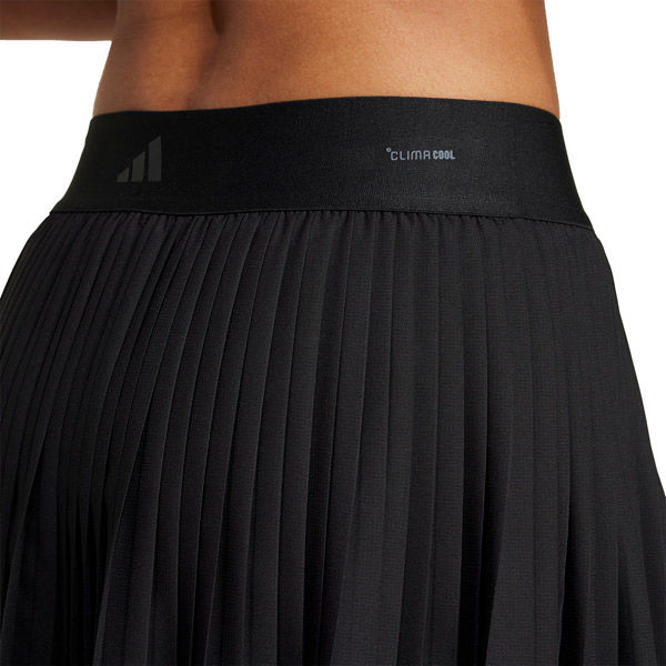 テニス用 ブラック プリーツスカート adidas(アディダス) テニス スコート クラブ プリーツスカート J