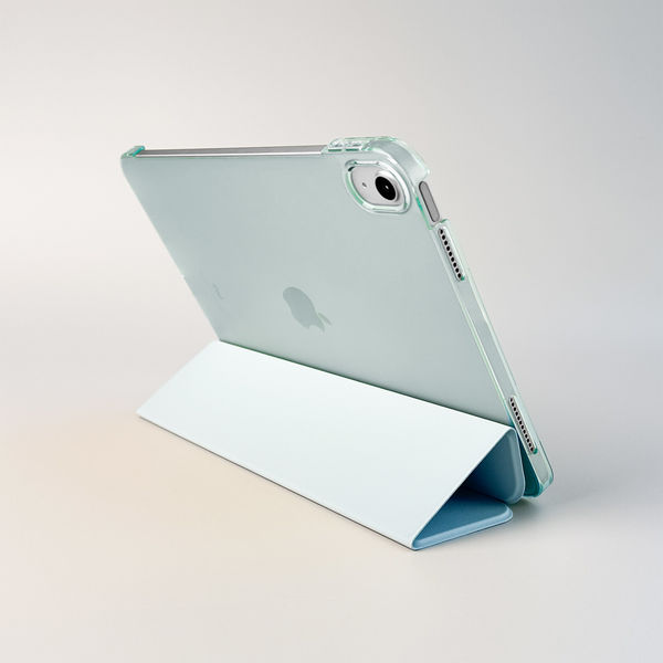 11インチiPad (A16)/iPad (第10世代) スタンド可能 背面ハーフクリア