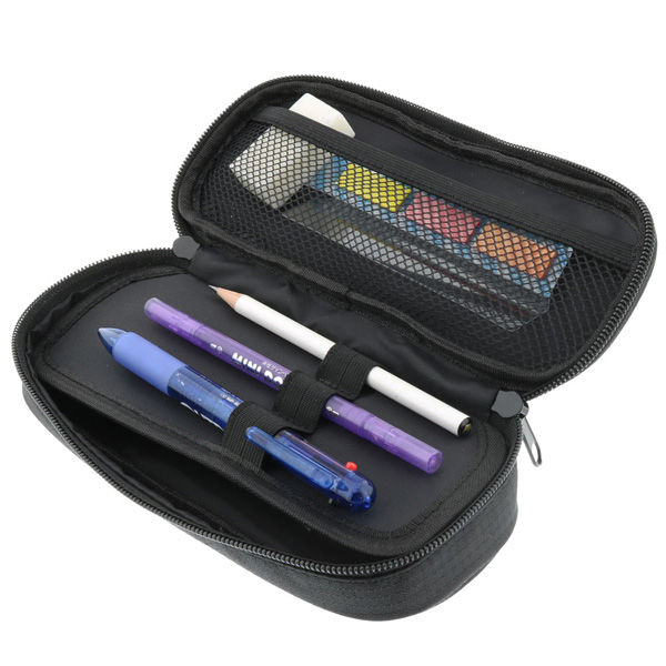 サンスター文具 ペンケース FP ミズノ ブラック S1421360 1セット(3個