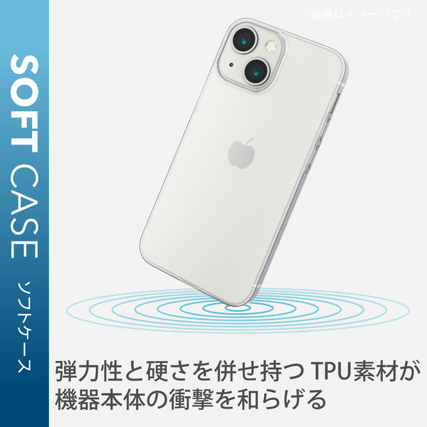 iPhone13 mini ケース カバー ソフトケース TPU 薄型 クリア PM