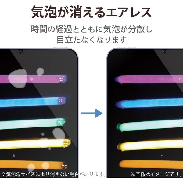 iPad mini 2021年 第6世代 8.3インチ フィルム BLカット 衝撃吸収 指紋
