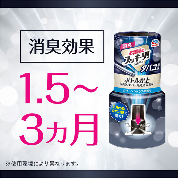 消臭剤 芳香剤 部屋 お部屋のスッキーリ！タバコ用クリーンシトラスの