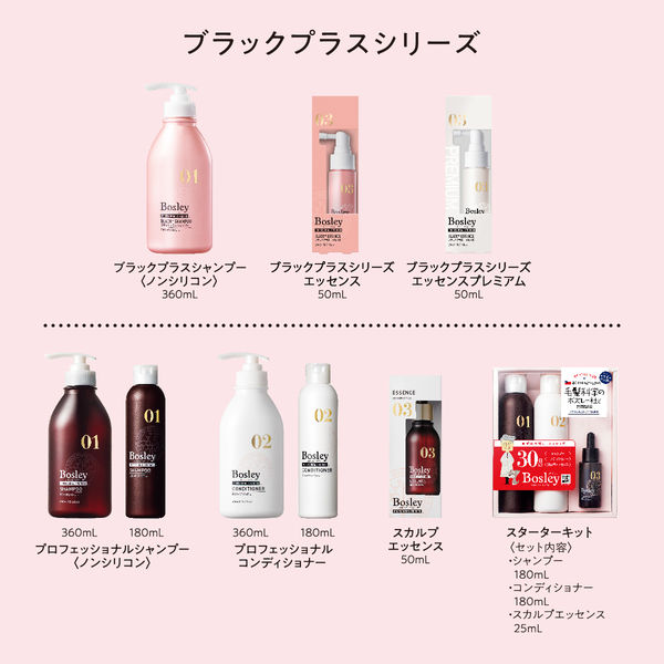 ボズレー ブラックプラスシャンプー 詰め替え 300ml ネイチャーラボ