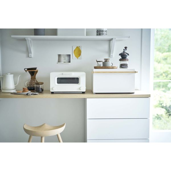 tosca（トスカ） ブレッドケース ホワイト 1個 山崎実業 【送料無料