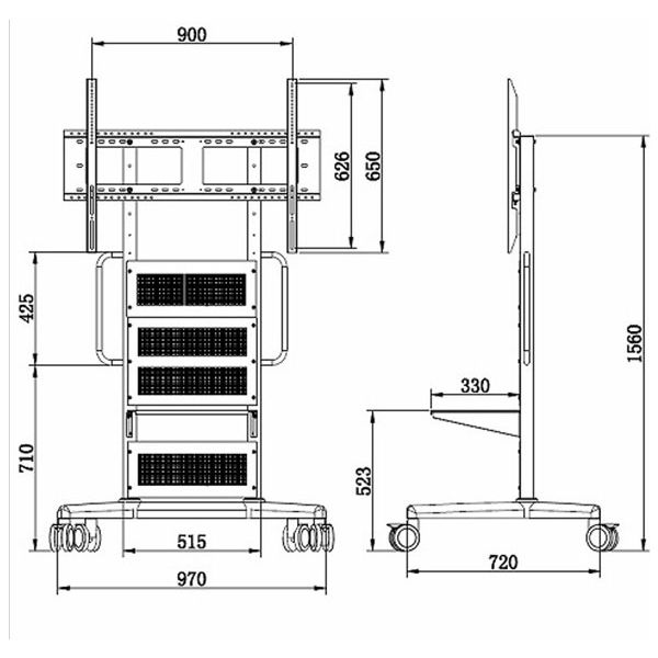 【設置込】ナイスモバイル MAXHUB 55インチ オールインワンミーティングボード スタンドセット MH-C55FA_STANDSET 1台（直送品）