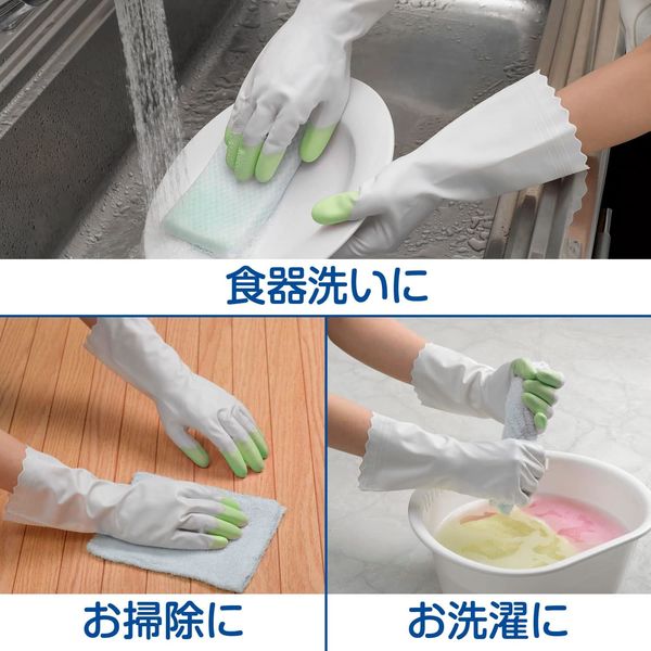 ファミリー ビニールうす手 指先強化（L グリーン） | 家庭用