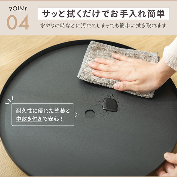 武田コーポレーション キャスター付きプランタースタンド35BK LN-E5