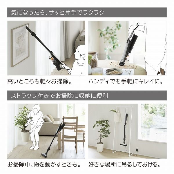 日立 掃除機 スティッククリーナー サイクロン式 コードレス 軽量0.97