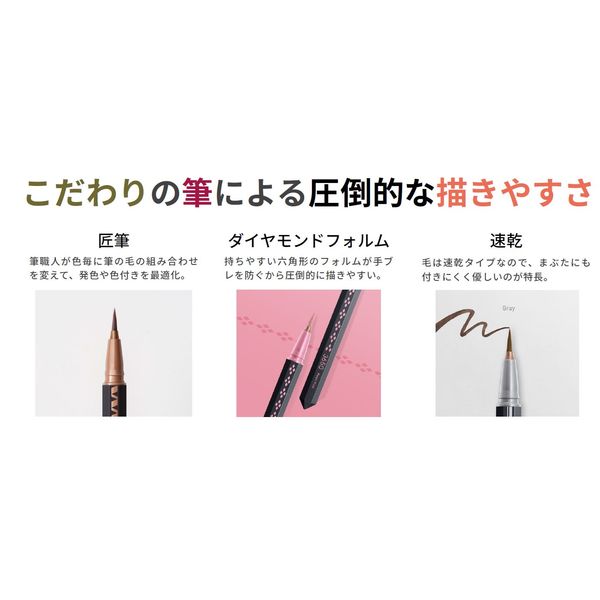 3650 リキッドアイライナー グレー 936757 - アスクル