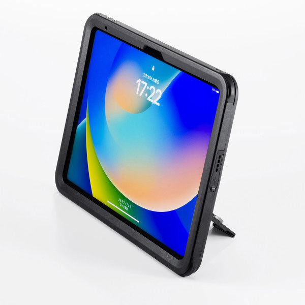サンワサプライ Apple 第10世代 iPad 10.9インチ用耐衝撃防水ケース PDA-IPAD1916 1個（直送品）