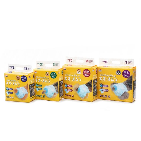 ネオ・オムツ L 26枚 中型犬用 3袋 ペット用 おむつ 猫ちゃんにも使え