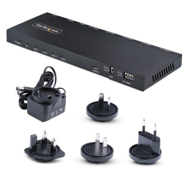 StarTech.com HDMI分配器 4K/60Hz 1入力4出力1入力4出力