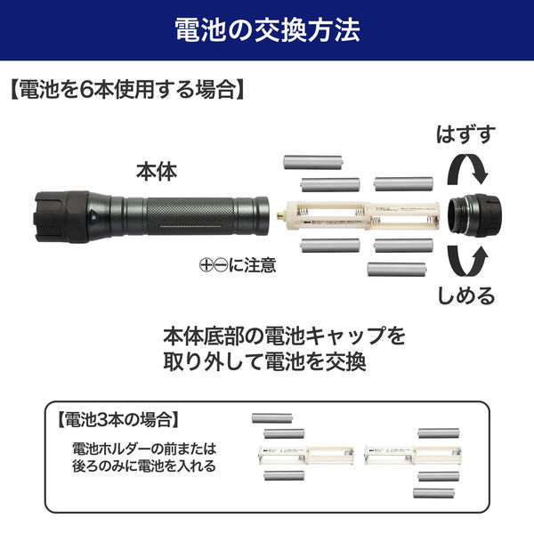 朝日電器株式会社 LEDラバーアルミライト DOP-RAL002 1個
