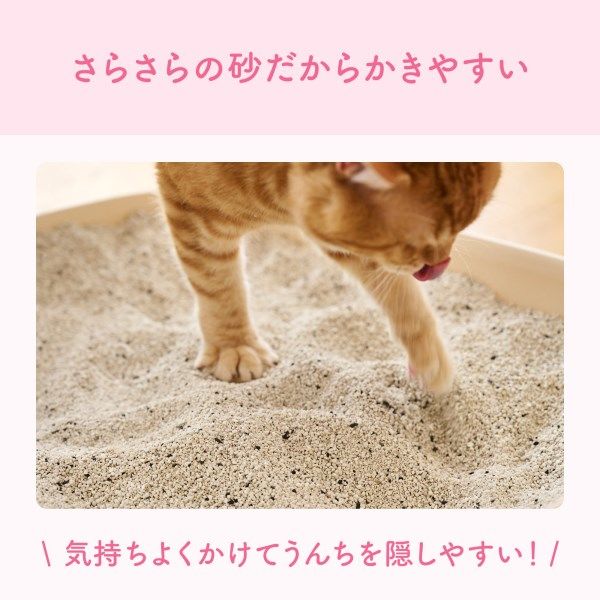 エリエール キミおもい カチッと固まる ネコ砂 鉱物タイプ 7L 6