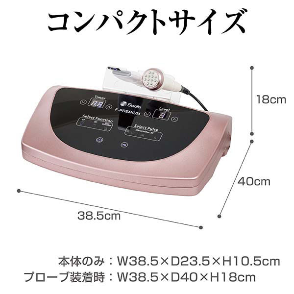 軒先渡し】F-PREMIUM美顔器(エレクトロポレーション・ラジオ波