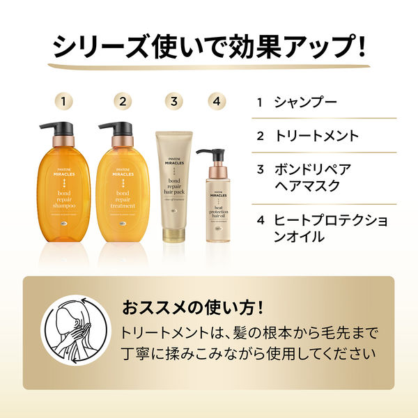 パンテーン ミラクルズ ヒートプロテクション ヘアオイル 70ml P&G