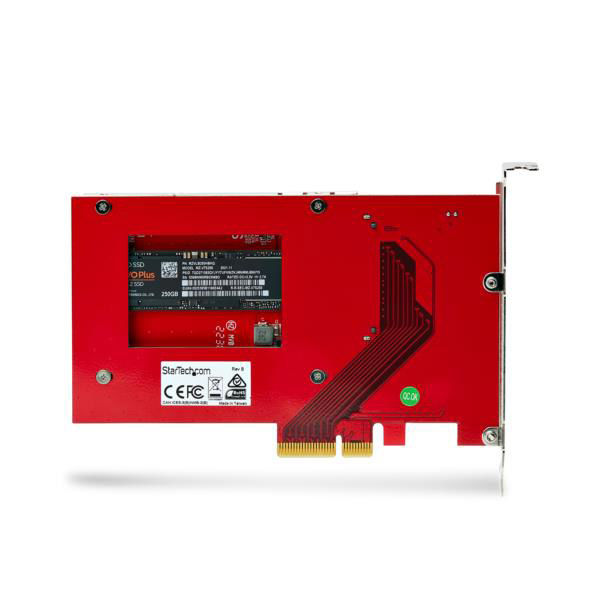 Startech.com M.2 NVMe SSD - 2.5インチU.3変換アダプタ 1M25-U3-M2-ADAPTER 1個 - アスクル