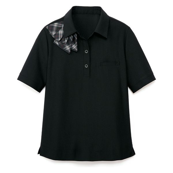 ポロシャツ L 黒 GCSL-2204-B9 1着 サーヴォ（直送品） - アスクル