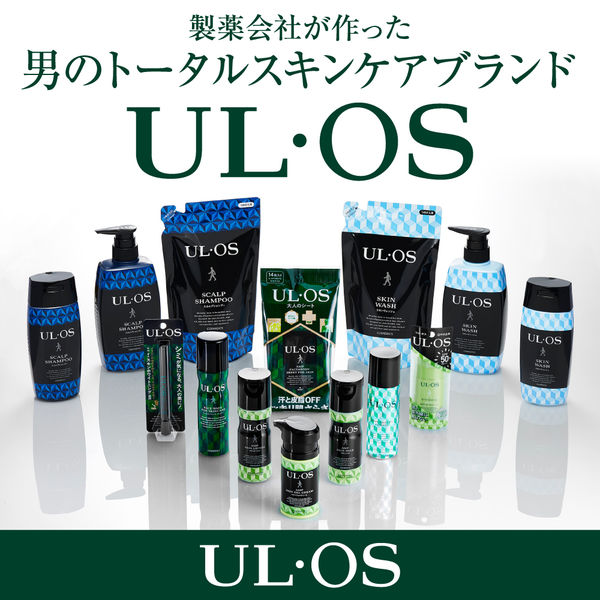 ULOS(ウルオス)薬用 全身用 スキンウォッシュ 詰め替え 420ml ボディソープ 洗顔 男性用 大塚製薬 - アスクル