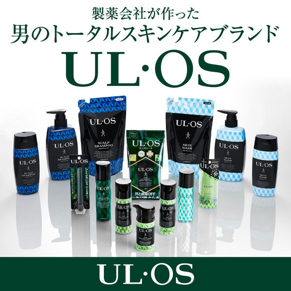 ULOS(ウルオス)薬用 全身用 スキンウォッシュ ボディソープ 300ml 洗顔 男性用 大塚製薬 - アスクル