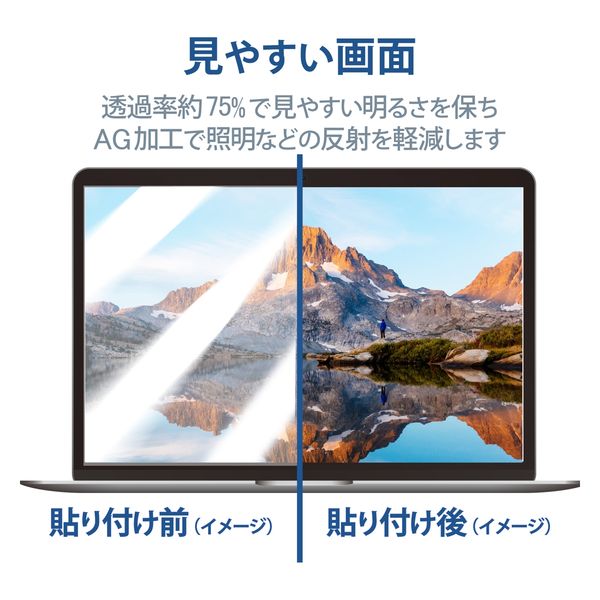 FUJITSU FUTRO MU937 13.3インチ 液晶保護フィルム のぞき見防止 EF