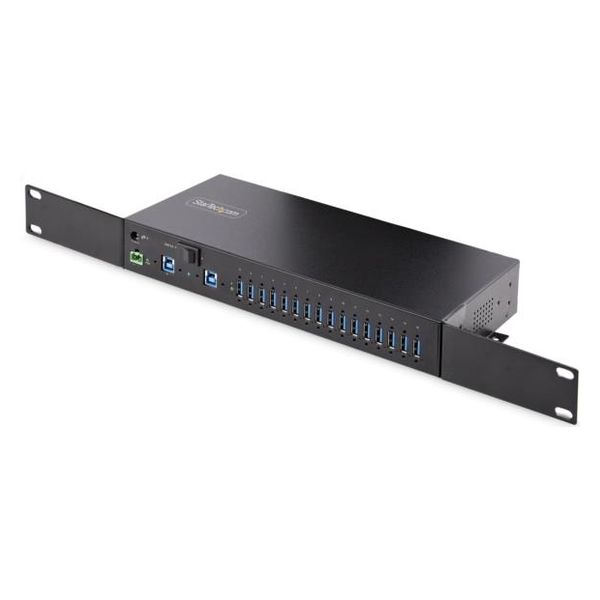 Startech.com USB 3.0ハブ 16ポート 産業用 PC2台切換 分配機