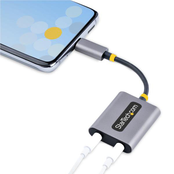 オーディオスプリッター USB Type-C 4極ステレオミニジャック