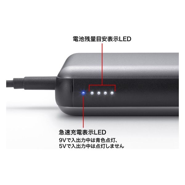 サンワサプライ モバイルバッテリー（20000mAh・PD20W） BTL-RDC29 1個 